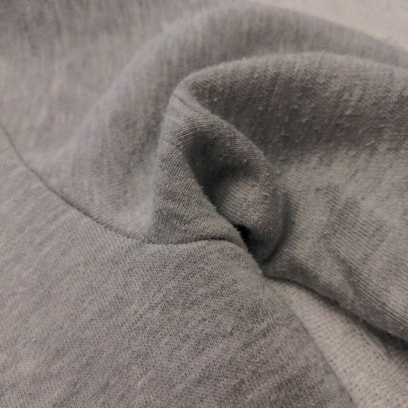 Forever 21 Sequin Grey Sweatshirt OKAY Word Art Graphic S Short Fit - Picture 6 of 6